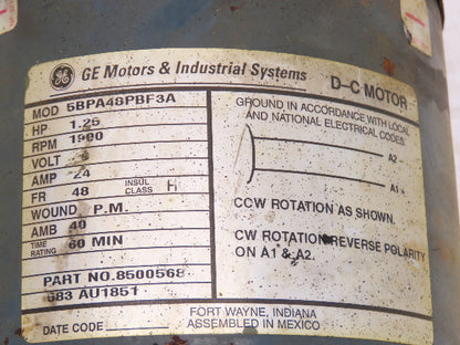 Yale 5BPA48PBF3A Forklift Hydraulic Power Steering Pump & Motor Off ERC100HDN