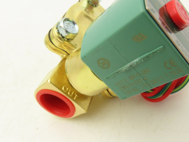 Asco 8210G003 Red-Hat II Solenoid Valve 3/4" NPT 120V