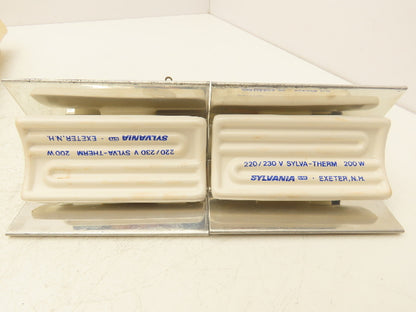 Sylvania 030115-1 Ceramic Infrared Radiant Heater (2)-200W 220/230V Lot of 7