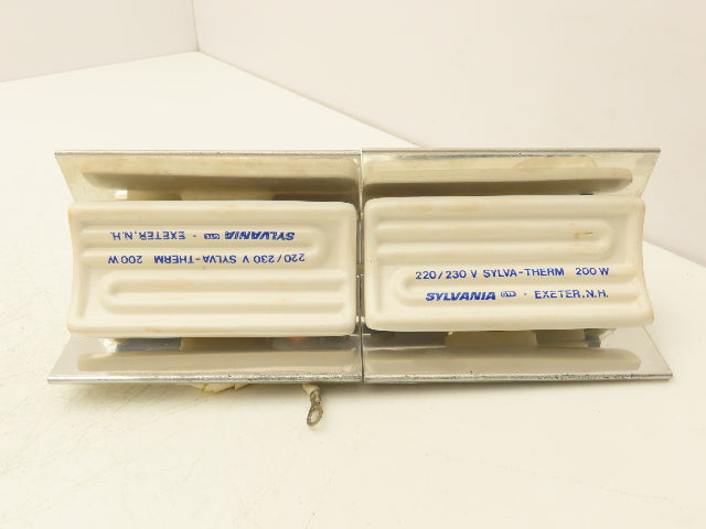 Sylvania 030115-1 Ceramic Infrared Radiant Heater (2)-200W 220/230V Lot of 7