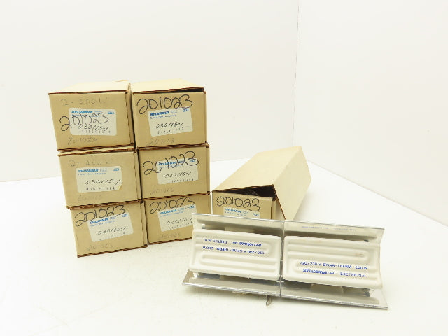 Sylvania 030115-1 Ceramic Infrared Radiant Heater (2)-200W 220/230V Lot of 7