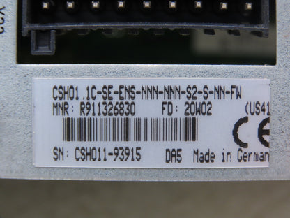 Rexroth CSH01.1C-SE-ENS-NNN-NNN-S2-S-NN-FW SERCOS Servo Controller Interface