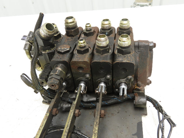 Yale Hydraulic 3-Spool 3 Lever Forklift Mast Control Valve Assembly Off ERC120HD