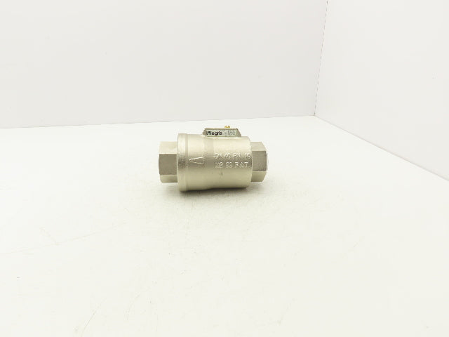 Legris 4203 40 Air-Actuated Axial Valve 1-1/2" NPT End Connections NC 10 Bar