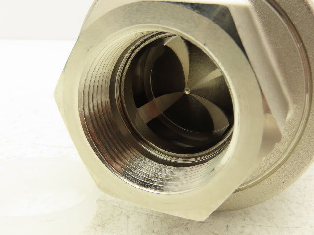 Legris 4203 40 Air-Actuated Axial Valve 1-1/2" NPT End Connections NC 10 Bar