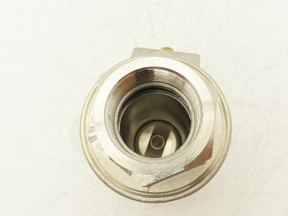 Legris 4203 40 Air-Actuated Axial Valve 1-1/2" NPT End Connections NC 10 Bar