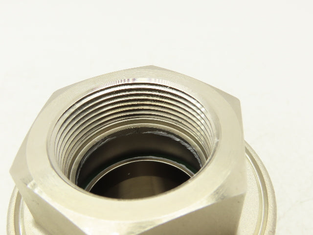 Legris 4203 40 Air-Actuated Axial Valve 1-1/2" NPT End Connections NC 10 Bar