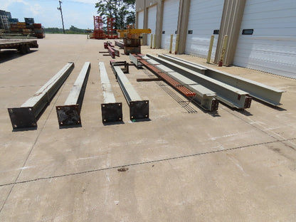 Brehob 3.5 Ton Free Standing Bridge Crane 16' Span 26' 5" Runway 19' 2" HUB