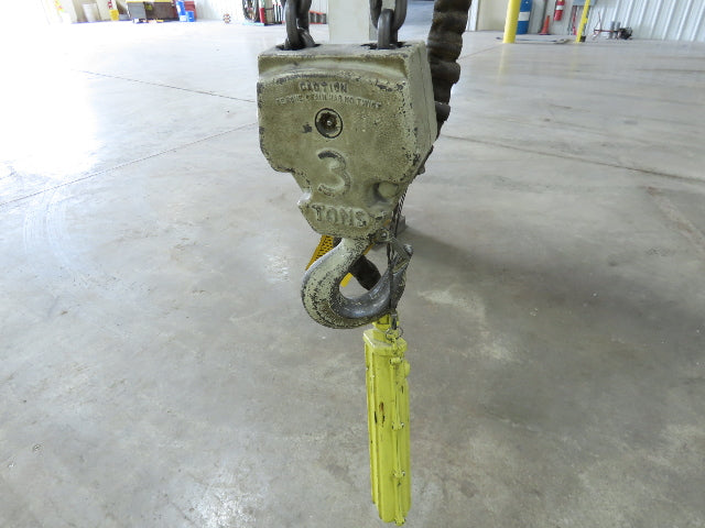 Brehob 3 Ton Free Standing Bridge Crane 18' Span 21' Runway 14' 5" HUB