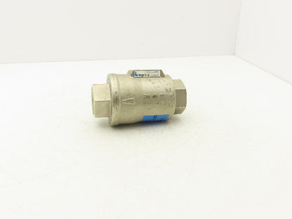 Legris 4203 40 Air-Actuated Axial Valve 1-1/2" NPT End Connections NC 10 Bar