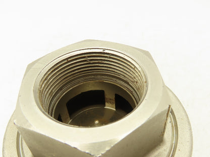 Legris 4203 40 Air-Actuated Axial Valve 1-1/2" NPT End Connections NC 10 Bar