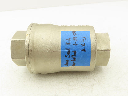 Legris 4203 40 Air-Actuated Axial Valve 1-1/2" NPT End Connections NC 10 Bar