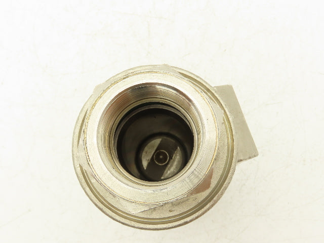 Legris 4203 40 Air-Actuated Axial Valve 1-1/2" NPT End Connections NC 10 Bar