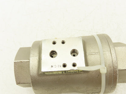 Legris 4203 40 Air-Actuated Axial Valve 1-1/2" NPT End Connections NPT 10 Bar