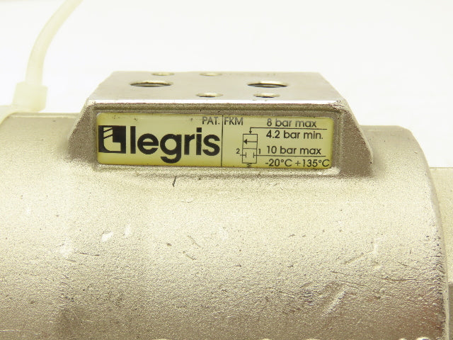 Legris 4203 40 Air-Actuated Axial Valve 1-1/2" NPT End Connections NPT 10 Bar