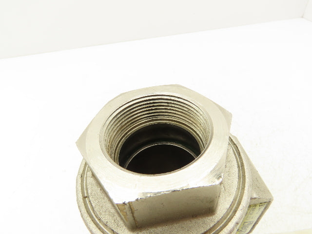 Legris 4203 40 Air-Actuated Axial Valve 1-1/2" NPT End Connections NPT 10 Bar