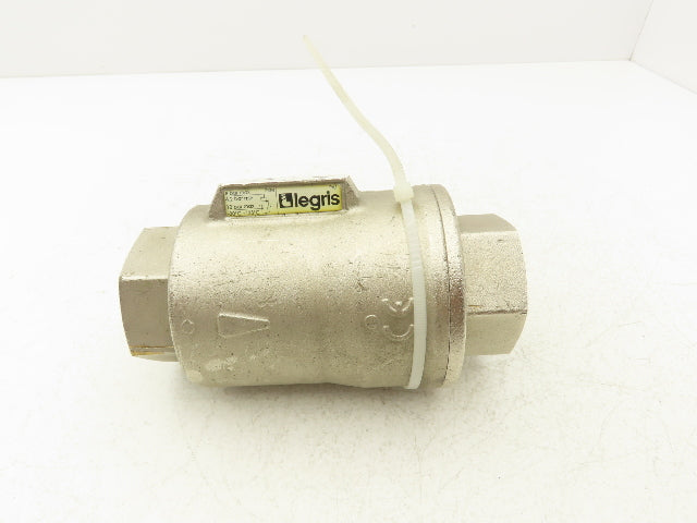 Legris 4203 40 Air-Actuated Axial Valve 1-1/2" NPT End Connections NPT 10 Bar