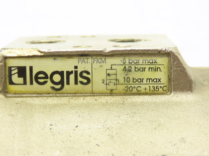 Legris 4202 50 48 20 Air-Actuated Axial Valve 2" FNPT (G2) 145 PSI  NC