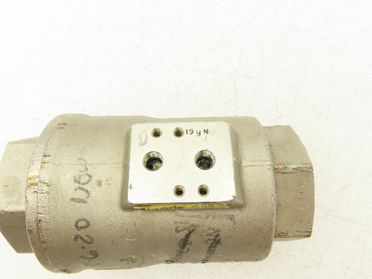 Legris 4202 50 48 20 Air-Actuated Axial Valve 2" FNPT (G2) 145 PSI  NC