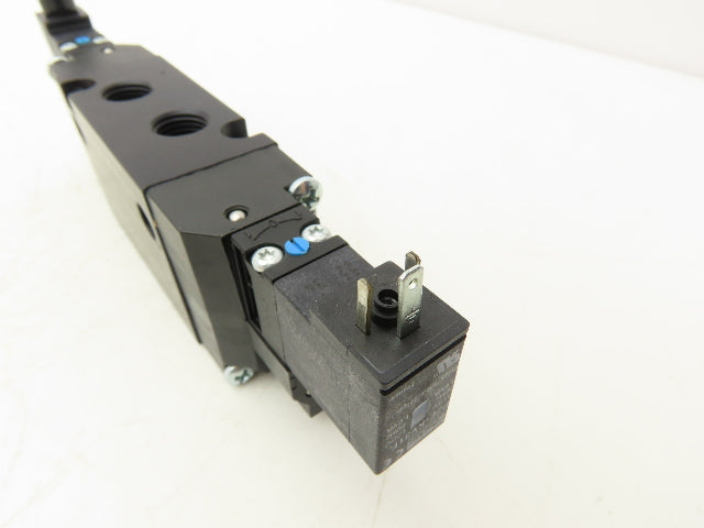Parker B521BB553C Solenoid Air Control Valve 4 Way 2 Position 120VAC 1/4" NPT