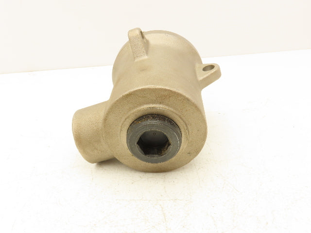 Deublin  9125-001-109 Rotary Union Self Supported 1-1/4" Nickel Plated Cast Iron