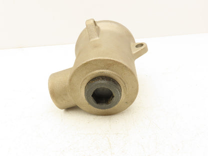 Deublin  9125-001-109 Rotary Union Self Supported 1-1/4" Nickel Plated Cast Iron