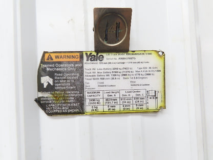 Danaher Controls TSW 180/6-200 Hyster Forklift E60Z Traction Motor 36/48V 961RPM