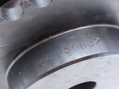 Martin D50B32 Sprocket Double Roller # 50 Chain 32 Teeth 1" Bore 6-3/4" OD