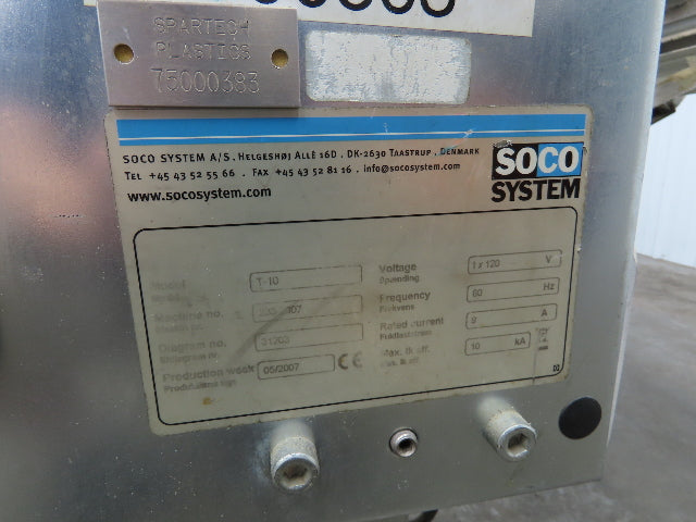 Soco System T-10 Pack Carton Sealer Case Sealing System Box Top Taper 120V