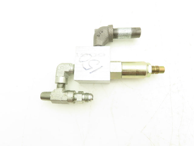 Danfoss CP210 B-0-E-B Hydraulic Relief Valve W Manifold 3/8" FNPT Ports