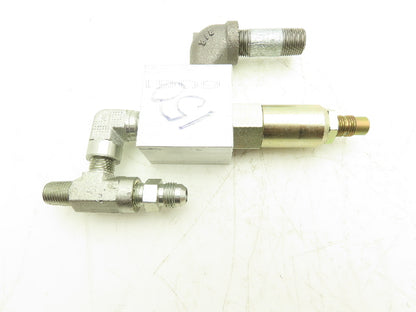 Danfoss CP210 B-0-E-B Hydraulic Relief Valve W Manifold 3/8" FNPT Ports