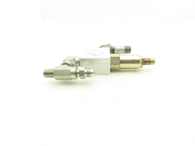 Danfoss CP210 B-0-E-B Hydraulic Relief Valve W Manifold 3/8" FNPT Ports