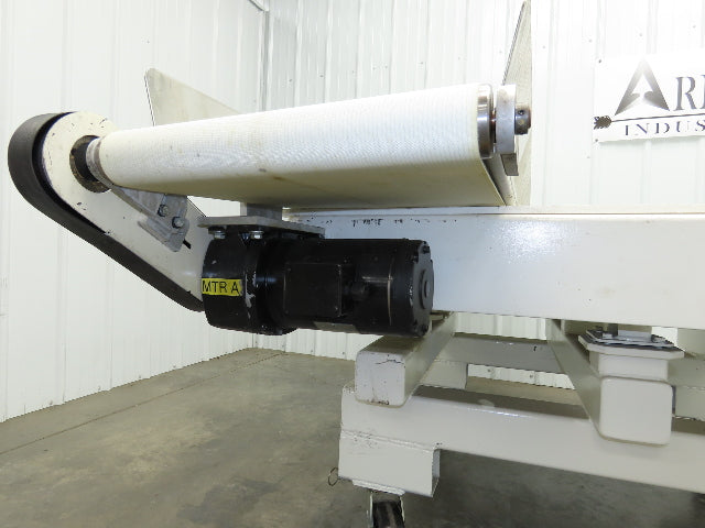 17"x 82"L Slider Bed Conveyor 15"Belt w/Stainless Sides 90VDC Belt Drive 94 FPM