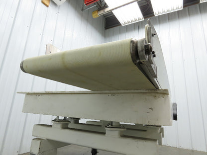 17"x 82"L Slider Bed Conveyor 15"Belt w/Stainless Sides 90VDC Belt Drive 94 FPM