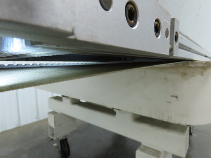 17"x 82"L Slider Bed Conveyor 15"Belt w/Stainless Sides 90VDC Belt Drive 94 FPM