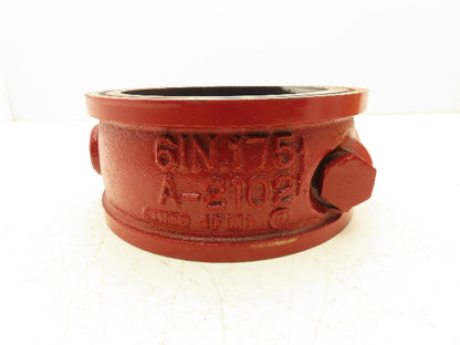 Mueller A2102 6" Swing Check Valve Cast Iron O-Ring Seal Bronze Disc 175 PSI