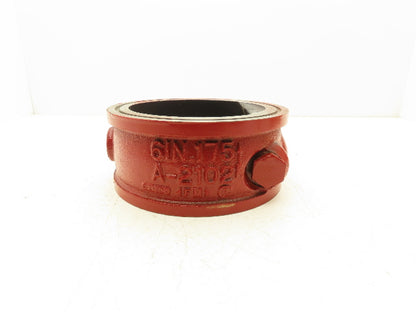 Mueller A2102 6" Swing Check Valve Cast Iron O-Ring Seal Bronze Disc 175 PSI