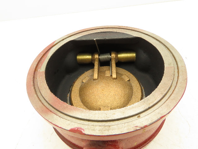 Mueller A2102 6" Swing Check Valve Cast Iron O-Ring Seal Bronze Disc 175 PSI