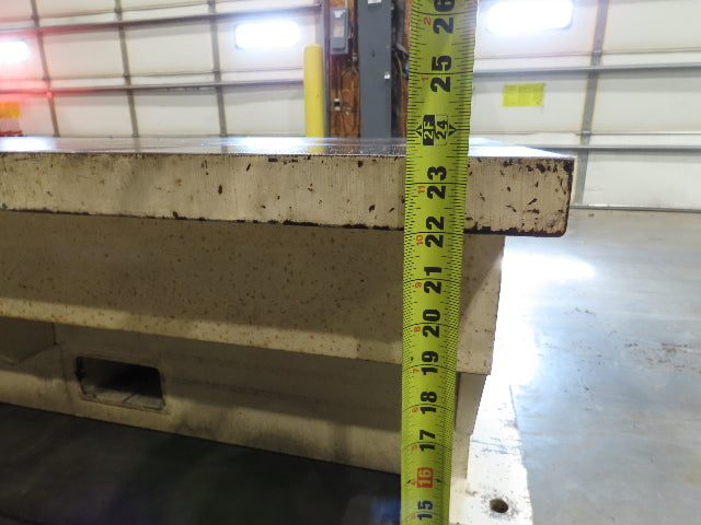 1.5" Steel Top Machine Base Welding Layout Fixture Table Work Bench 69"x88"x23"H