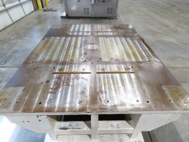 1.5" Steel Top Machine Base Welding Layout Fixture Table Work Bench 69"x88"x23"H