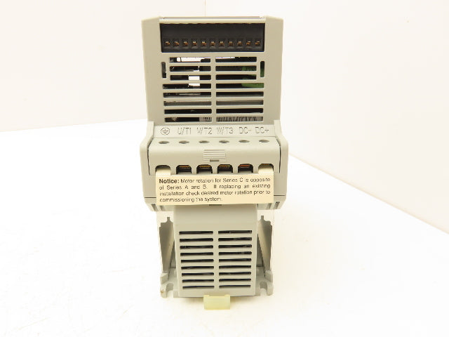 Allen Bradley 160BA03NPS1 Variable Speed AC Drive 0.75kW 1Hp 460VAC 3Ph Ser C