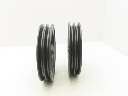Browning 2BK90H 2 Groove V-Belt Pulley 8.75"OD 4L, 5L, A, B Belt Lot of 2