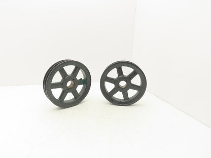 Browning 2BK90H 2 Groove V-Belt Pulley 8.75"OD 4L, 5L, A, B Belt Lot of 2
