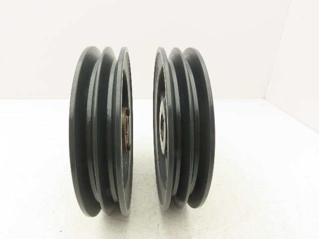Browning 2BK90H 2 Groove V-Belt Pulley 8.75"OD 4L, 5L, A, B Belt Lot of 2