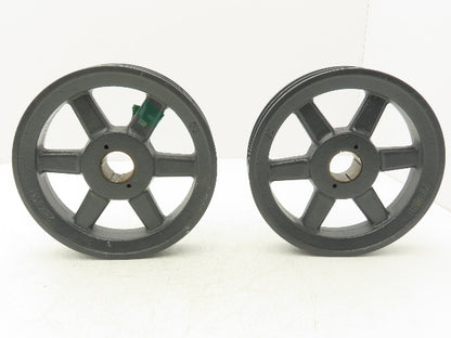 Browning 2BK90H 2 Groove V-Belt Pulley 8.75"OD 4L, 5L, A, B Belt Lot of 2
