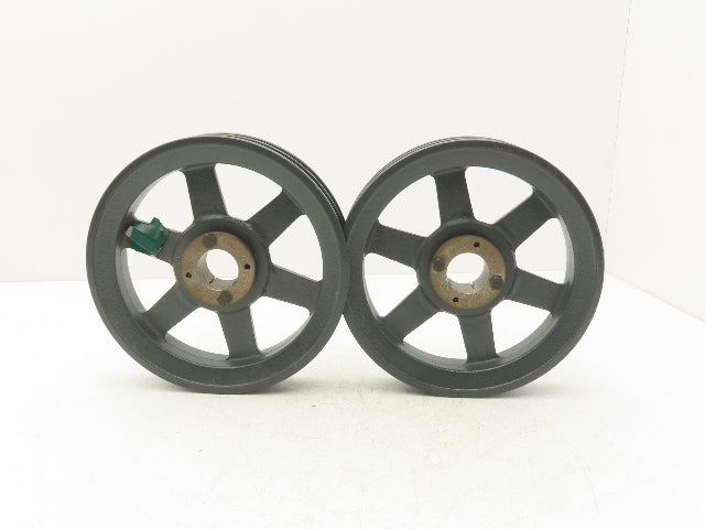 Browning 2BK90H 2 Groove V-Belt Pulley 8.75"OD 4L, 5L, A, B Belt Lot of 2