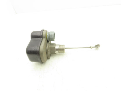 Harwil Q-5SS Flow Switch Stainless Steel 1"NPT 5-1/4" Stem 300PSIG Max 180°F
