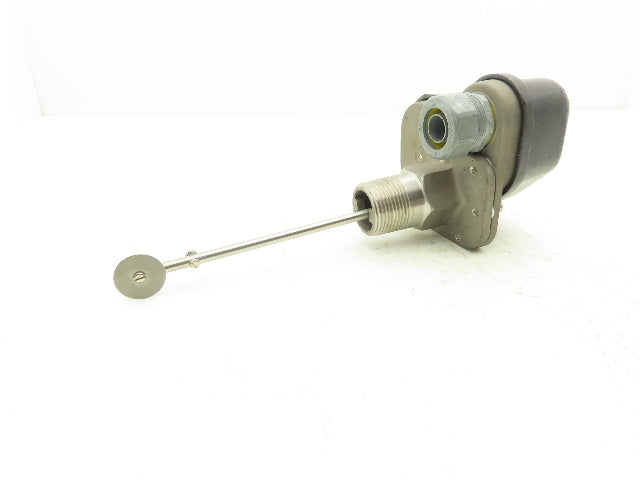 Harwil Q-5SS Flow Switch Stainless Steel 1"NPT 5-1/4" Stem 300PSIG Max 180°F