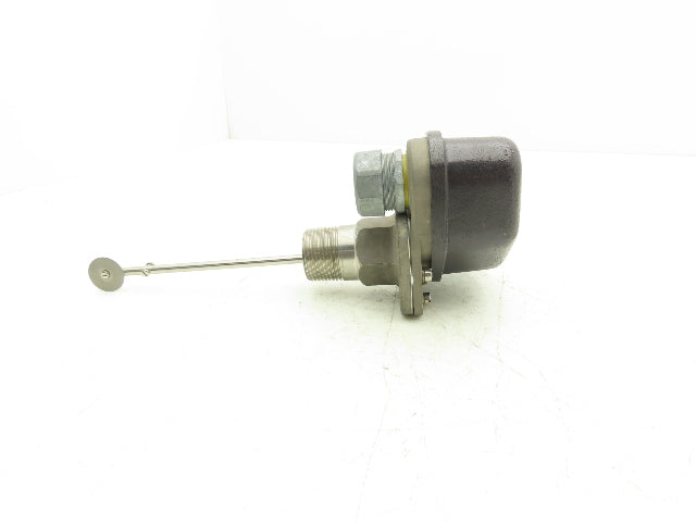 Harwil Q-5SS Flow Switch Stainless Steel 1"NPT 5-1/4" Stem 300PSIG Max 180°F
