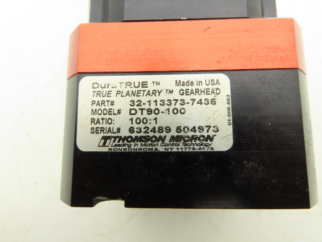 Thomson Micron 32-113373-7436 Dura True Planetary Gearhead 100:1 Ratio 20mm Dr